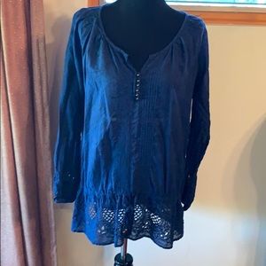 Cute tunic length top